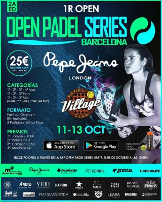 poster del torneo 1ER OPEN OPEN PADEL SERIES