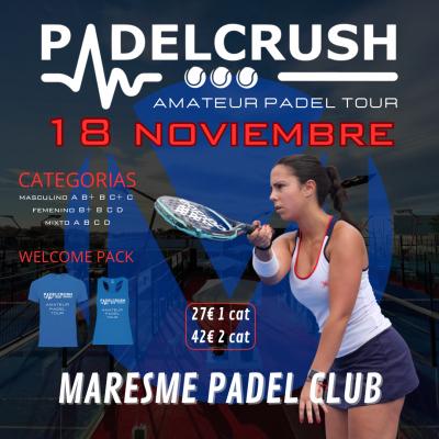 poster del torneo PADELCRUSH