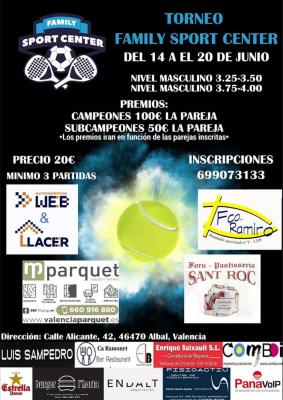 poster torneo TORNEO MASCULINO FAMILY SPORT CENTER