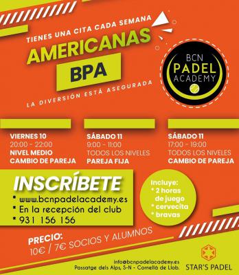 poster del torneo AMERICANAS BPA