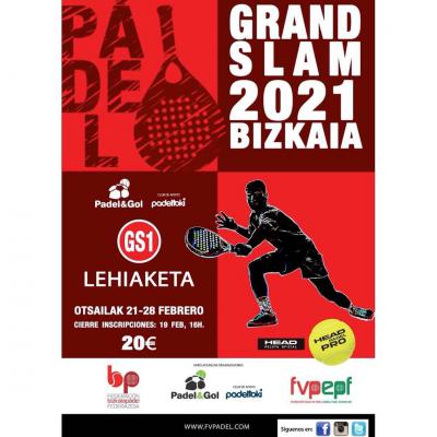 poster torneo GRAND SLAM 2021 BIZKAIA