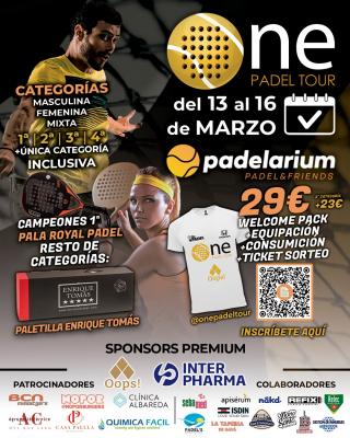 poster del torneo ONE PÁDEL VS BE PÁDEL
