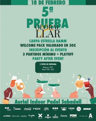 poster del torneo 5ª PRUEBA CIRCUITO TSP