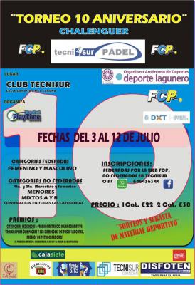 poster torneo TORNEO 10 ANIVERSARIO CHALENGUER