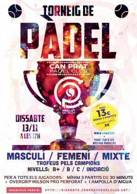 poster del torneo TORNEIG DISSABTE