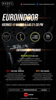 poster del torneo TORNEO NOCTURNO VIERNES 17 MARZO & EUROINDOOR