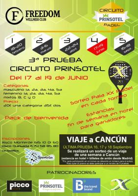 poster del torneo IV PRUEBA CIRCUITO PRINSOTEL