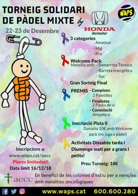poster del torneo TORNEIG SOLIDARI MIXTE