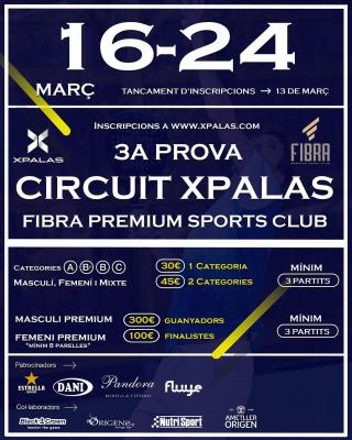 poster del torneo 3º PRUEBA CIRCUITO XPALAS