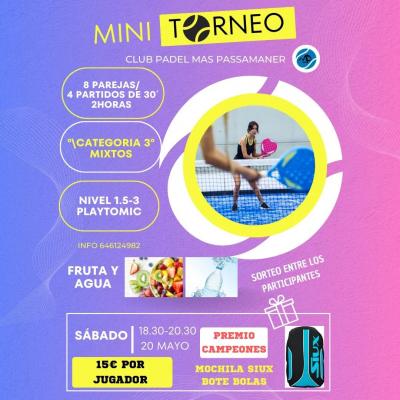 poster del torneo MINITORNEO