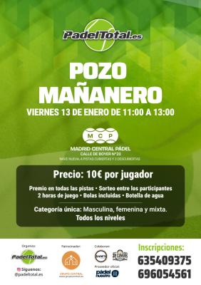 poster del torneo POZO MAÑANERO