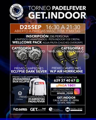 poster del torneo TORNEO PADEL FEVER