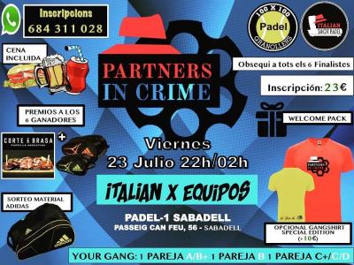 poster del torneo PARTNERS IN CRIME