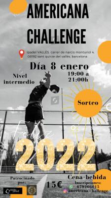 poster del torneo AMERICANA CHALLENGE
