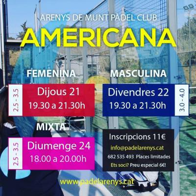 poster del torneo AMERICANA