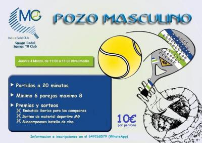 poster del torneo POZO MASCULINO