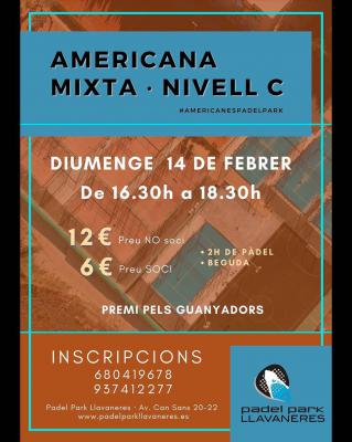poster del torneo AMERICANA MIXTA