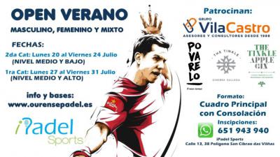 poster torneo OPEN VERANO