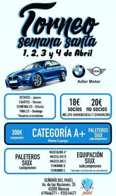 poster del torneo TORNEO SEMANA SANTA