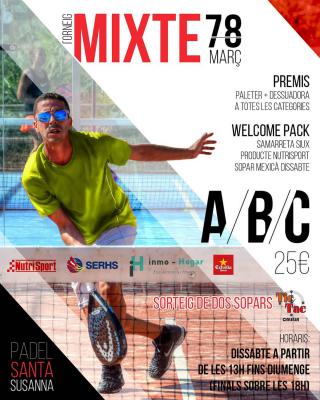 poster del torneo TORNEIG MIXTE