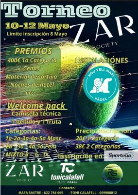 poster del torneo TORNEO ZAR VELL MARÍ