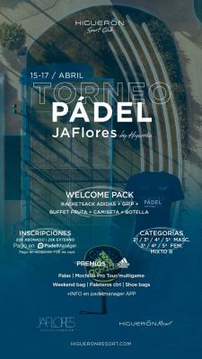 poster del torneo TORNEO JAFLORES BY HIGUERÓN RESORT