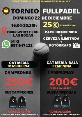 poster del torneo TORNEO FULLPADEL