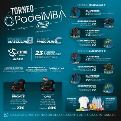 poster del torneo TORNEO PADEL MBA BY ADDICTIVE - VITA 10