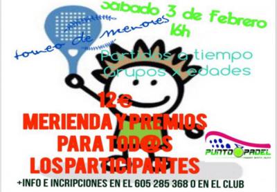 poster del torneo TORNEO DE MENORES