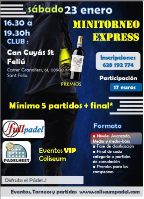 poster del torneo MINITORNEO COLISEUM COMPETICIÓN