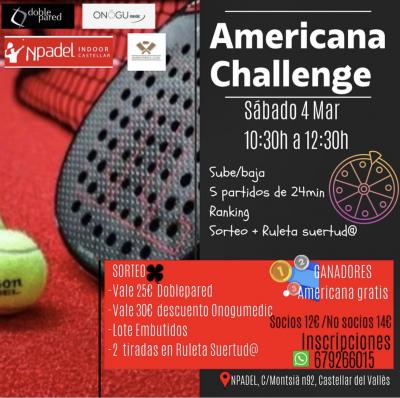 poster torneo AMERICANA CHALLENGE