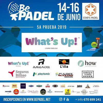 poster del torneo 5ª PRUEBA BEPADEL