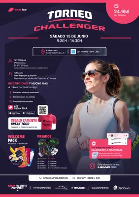 poster torneo TORNEO CHALLENGER CET10 ARTÓS SPORTS CLUB BY BREAK TOUR