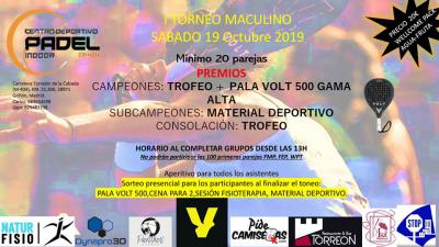 poster torneo I TORNEO MASCULINO