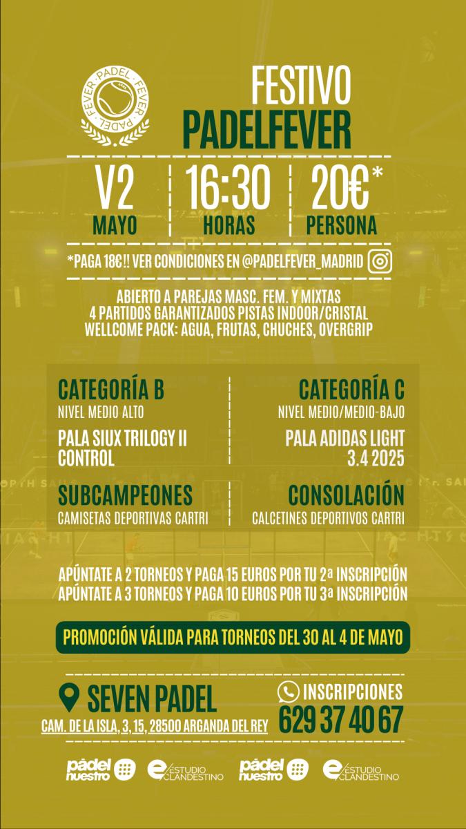 cartel del torneo