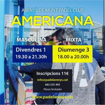 poster del torneo AMERICANA MASCULINA