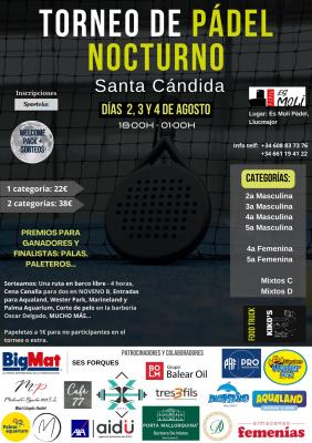 poster torneo TORNEIG FESTES DE SANTA CÀNDIDA LLUCMAJOR