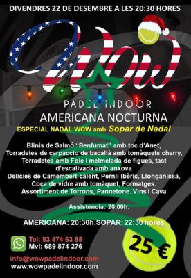 poster del torneo AMERICANA NOCTURNA