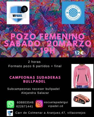poster del torneo POZO FEMENINO