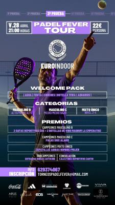 poster del torneo 3ª PRUEBA P.F TOUR - CATEGORÍAS MASCULINA B, C Y MIXTA
