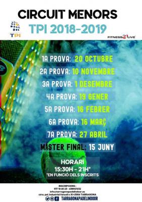 poster del torneo CIRCUIT MENORS TPI