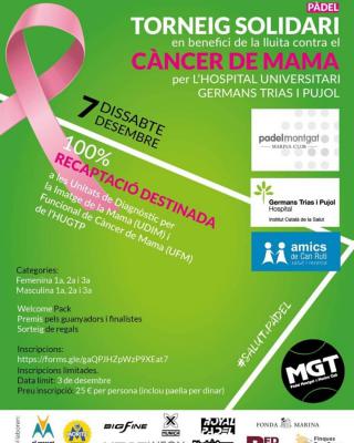 poster del torneo TORNEIG SOLIDARI