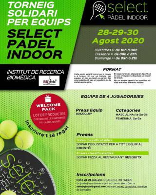 poster del torneo TORNEIG SOLIDARI PER EQUIPS