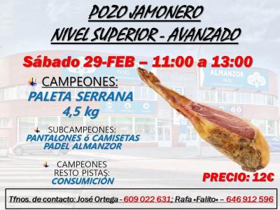 poster del torneo POZO JAMONERO NIVEL SUPERIOR - AVANZADO