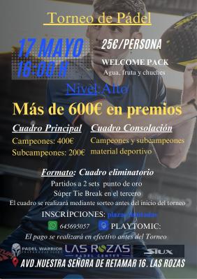 poster torneo TORNEO DE PÁDEL