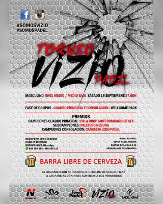 poster del torneo TORNEO VIZIO PADEL