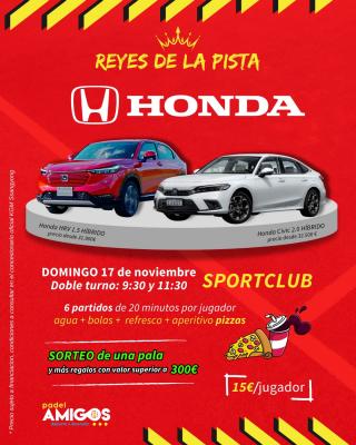 poster del torneo REYES DE LA PISTA HONDA