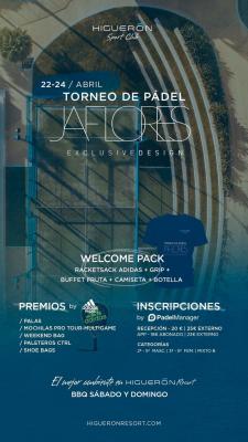 poster del torneo TORNEO JAFLORES BY HIGUERÓN RESORT