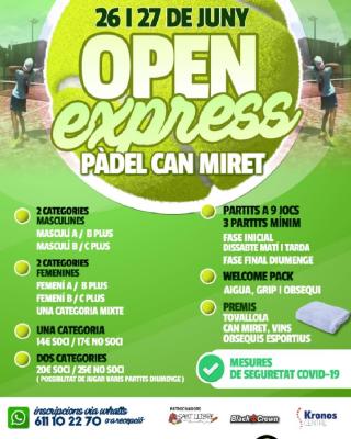 poster del torneo OPEN EXPRESS