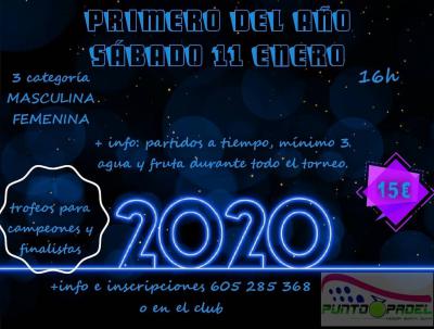 poster del torneo TORNEO 3ª CATEGORÍA